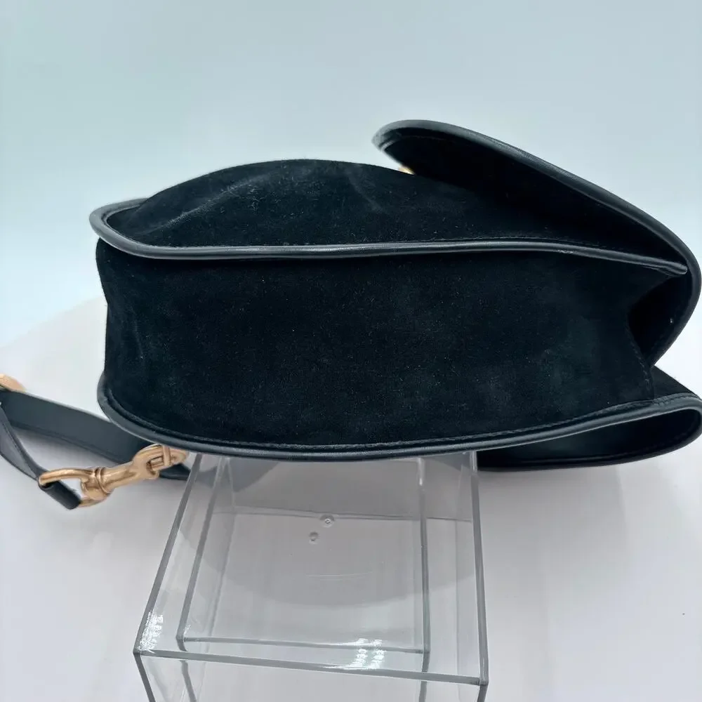 Authenticated Gucci Horsebit Suede Sling Backpack | Italian Luxury Icon